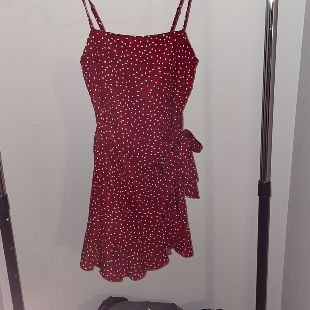 Princess Polly camisole wrap dress with tie